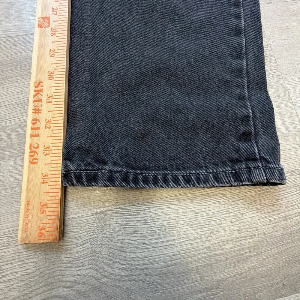 Vintage 90s Levis 550 Jeans Mens 36x34 Black Made in USA Relaxed Fit Denim